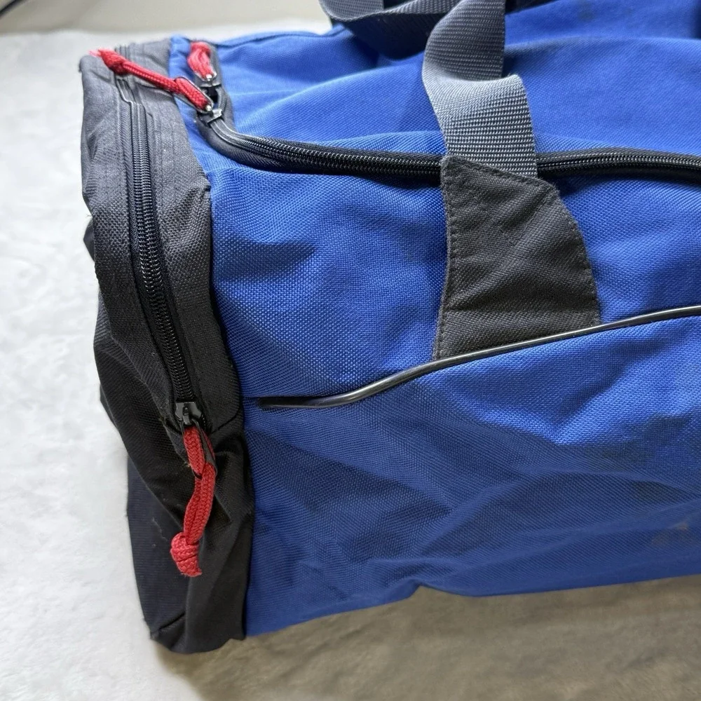 Vintage  Polo Sport Ralph Lauren Large Duffel Bag In Blue 90s Retro